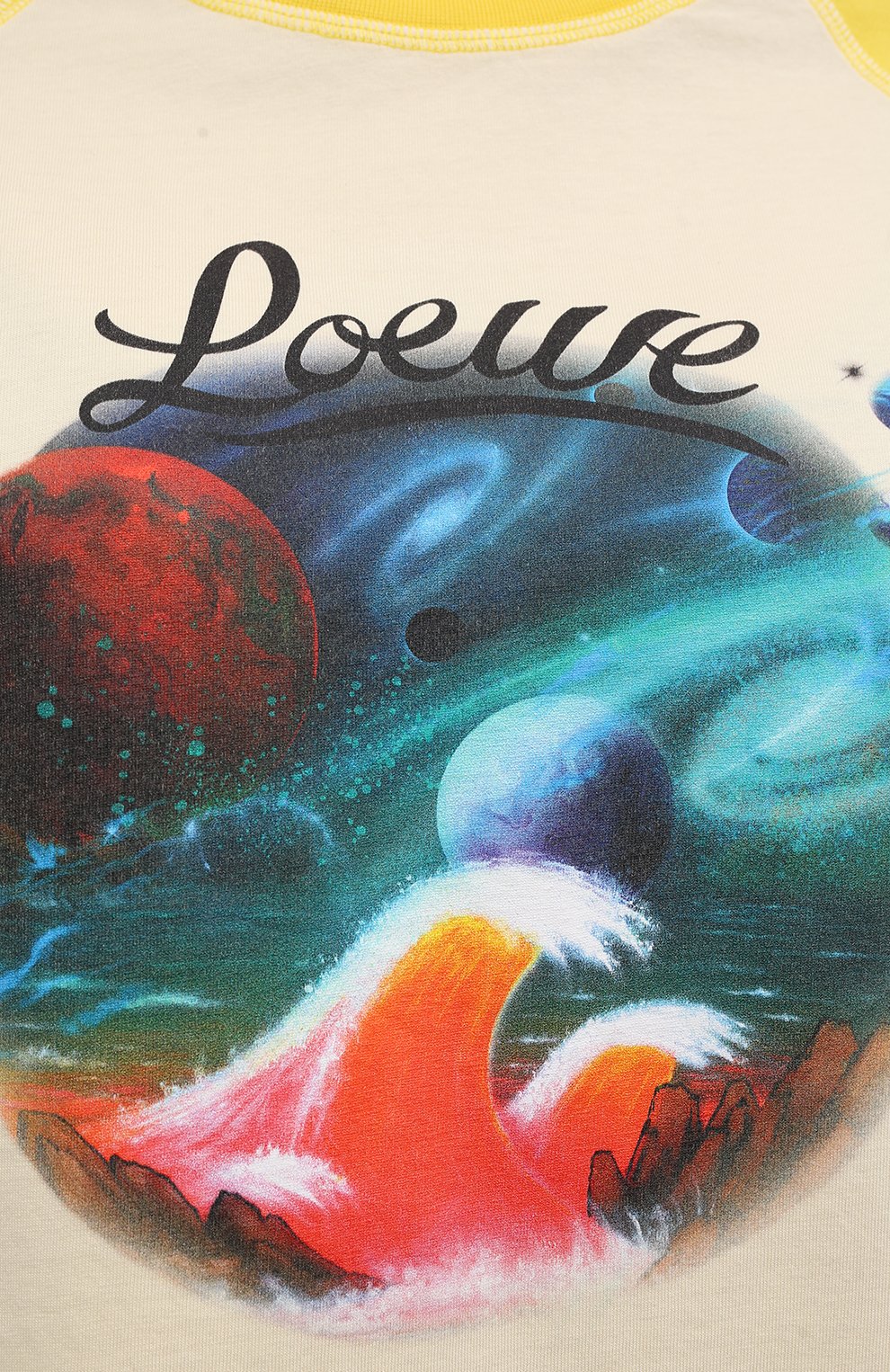 Хлопковая футболка loewe x paula's ibiza LOEWE желтого цвета по цене 34900 руб., арт. S616Y22X14, фото 5 Хлопковая футболка loewe x paula's ibiza LOEWE, арт. S616Y22X14, фото 5