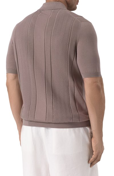 Хлопковое поло BRUNELLO CUCINELLI, арт. M29203305, фото 4