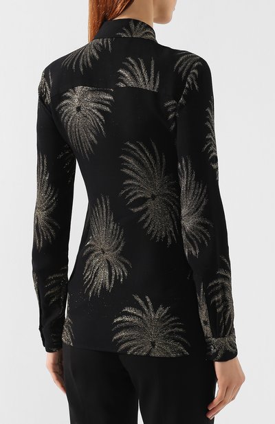 Б лузка из вискозы VICTORIA, VICTORIA BECKHAM, арт. SHVV 143A PSS19 LUREX JACQUARD, фото 4