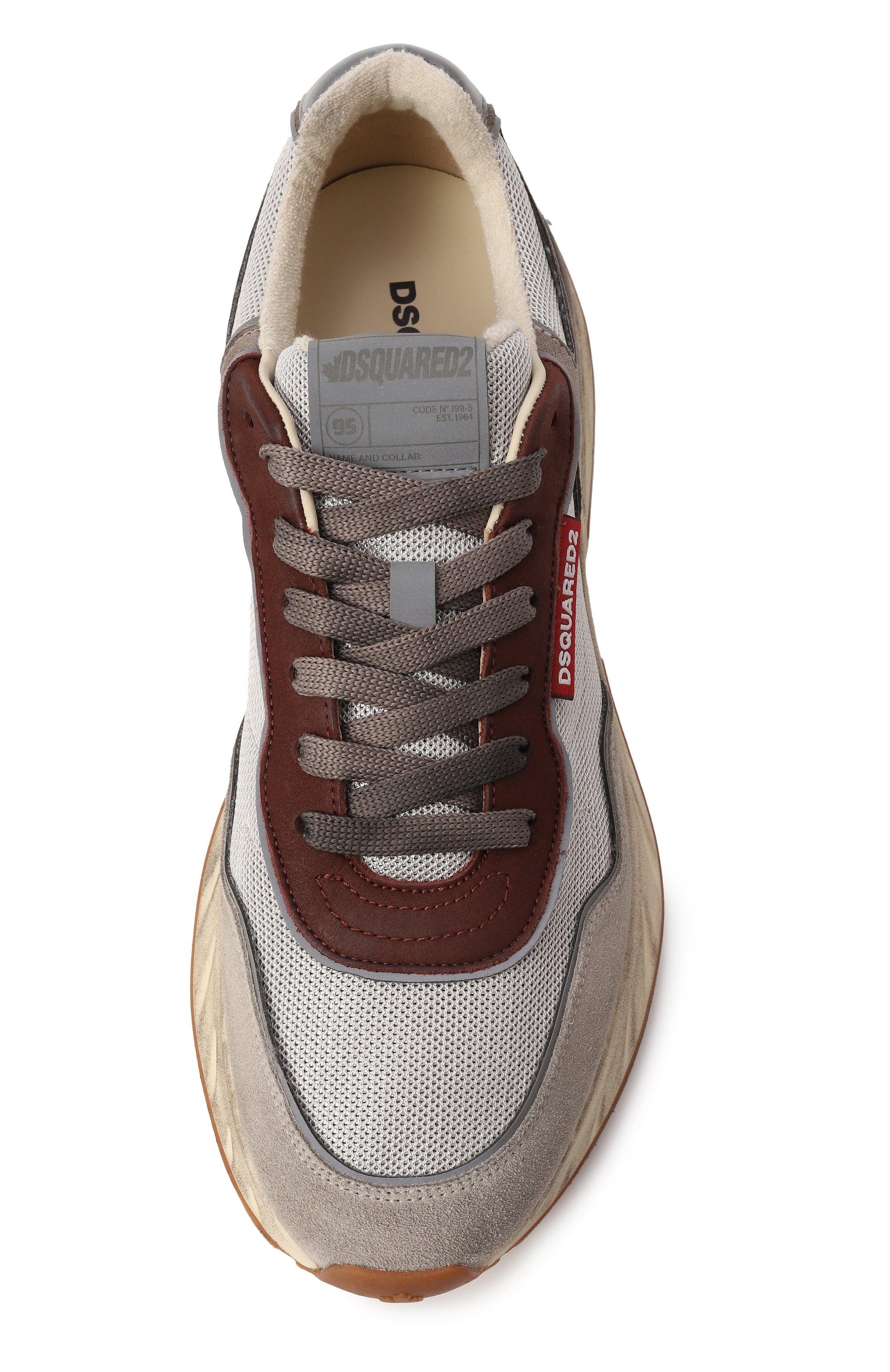 Комбинированные кроссовки sprinter DSQUARED2, арт. SNM0400/23808186, фото 6