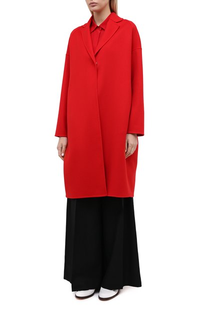 Шерстяное пальто STELLA MCCARTNEY красного цвета по цене 193000 руб., арт. 573928/SPB05, фото 4 Шерстяное пальто STELLA MCCARTNEY, арт. 573928/SPB05, фото 4