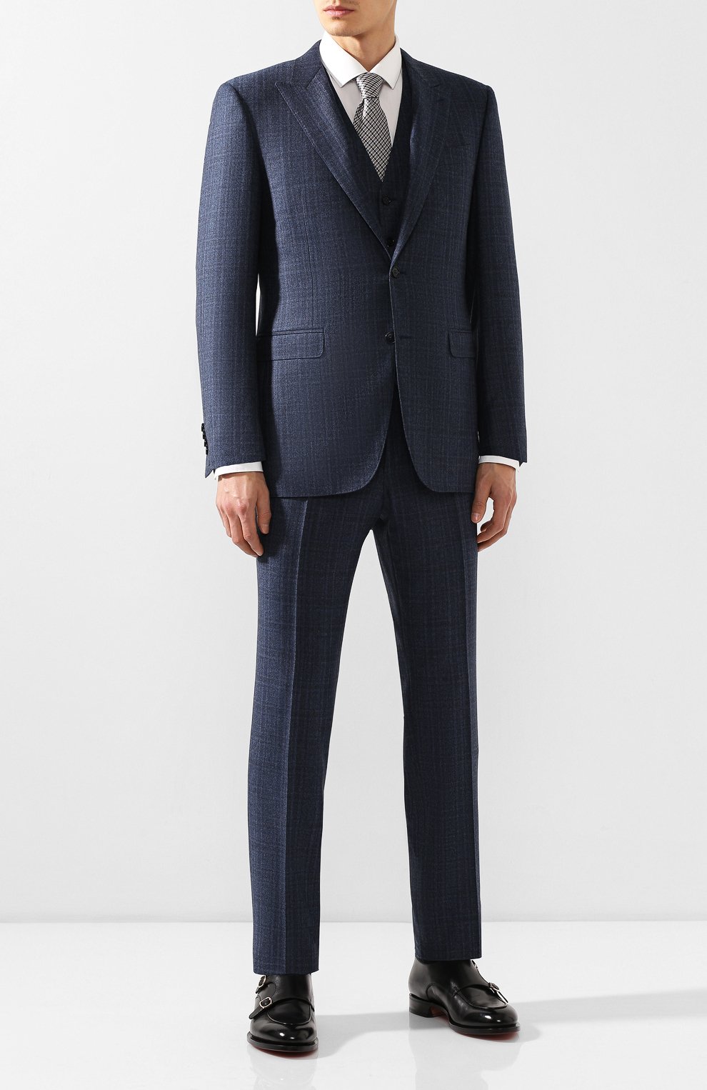 Шерстяной костюм-тройка CANALI, арт. 19227/93/BF00754, фото 1