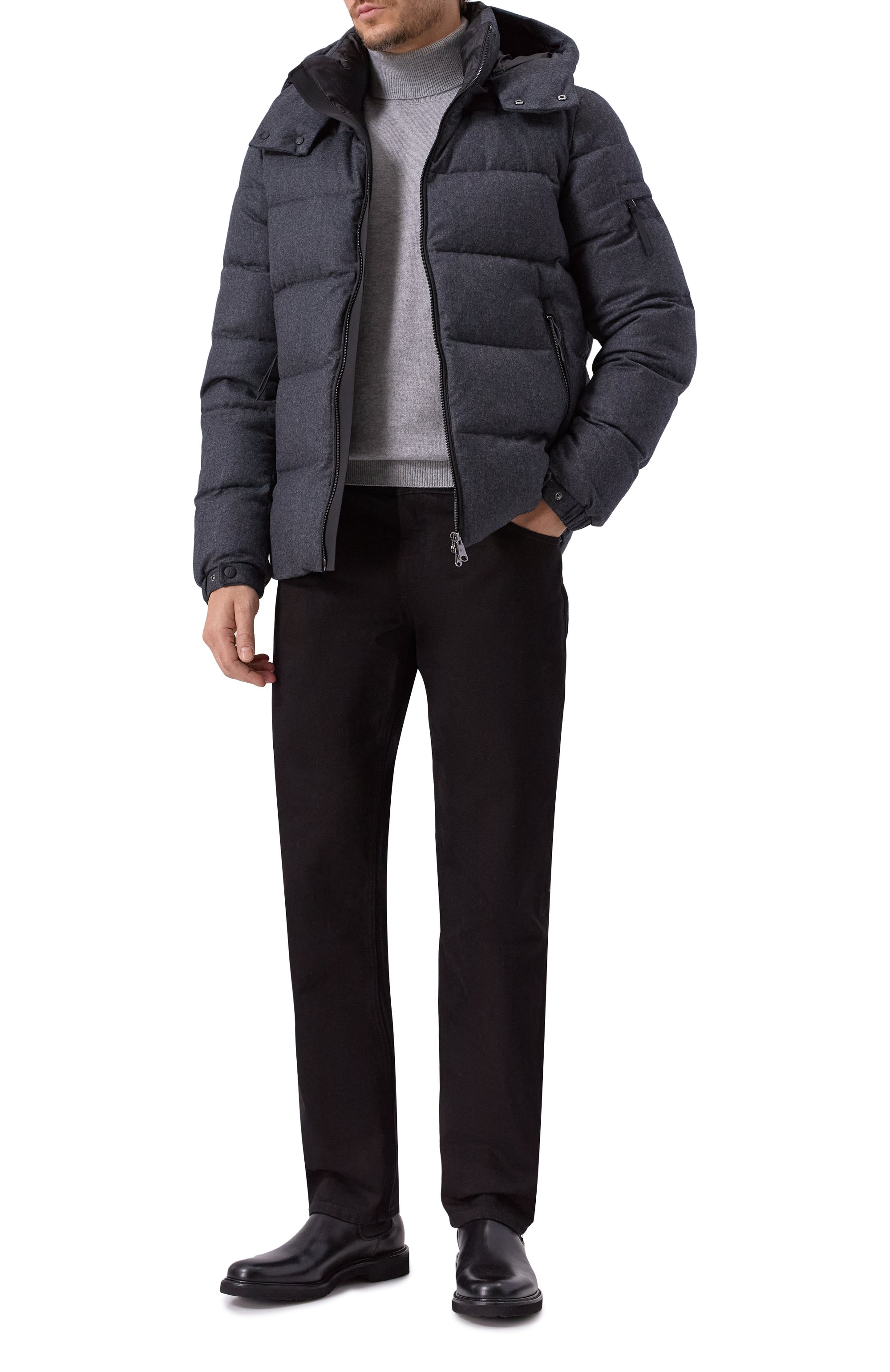 Шерстяной пуховик HETREGO, арт. 8P420/KIRILL, фото 2