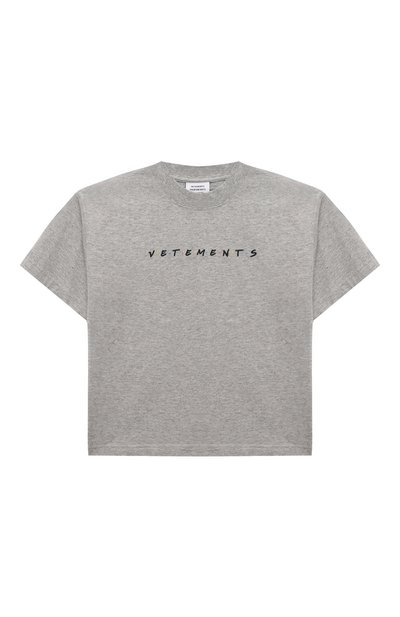 Хлопковая футболка VETEMENTS, арт. KA10TR400G