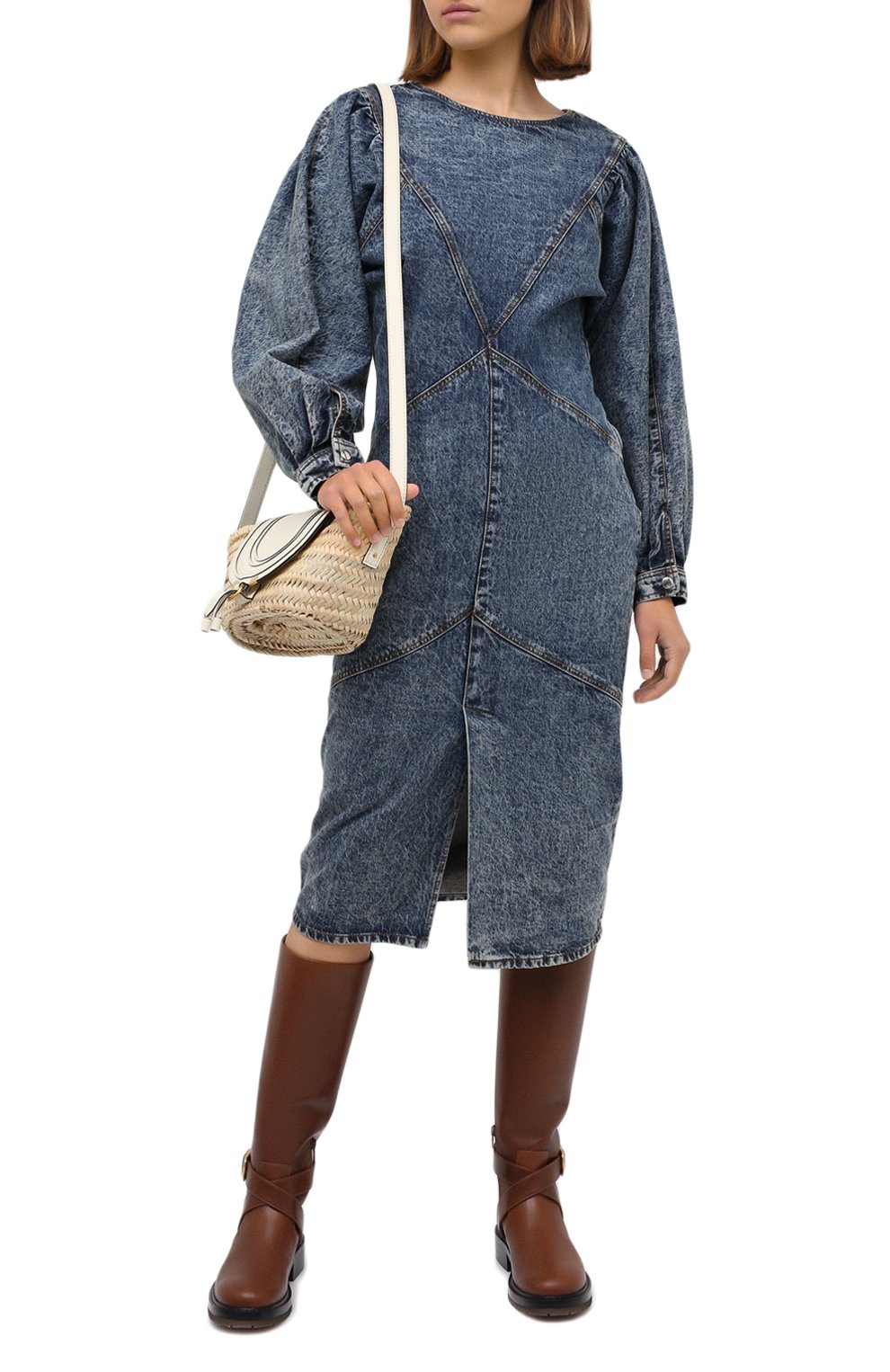 Джинсовое платье ISABEL MARANT, арт. R01784-20A021I/UDREA, фото 2