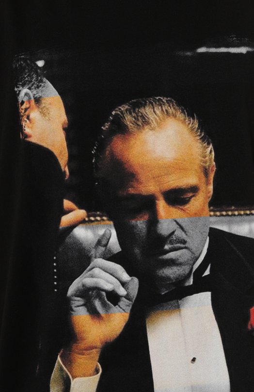 Хлопковая футболка Bisibiglio PADRIN0 MAFIA Чёрный  PADRIN0 MAFIA Фото 5