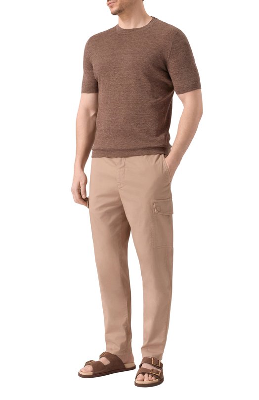 Замшевые шлепанцы Brunello Cucinelli MZUS0LY235 Коричневый  MZUS0LY235 Фото 2