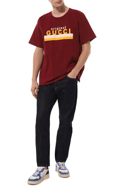 Хлопковая футболка GUCCI, арт. 616036 XJCOQ, фото 2