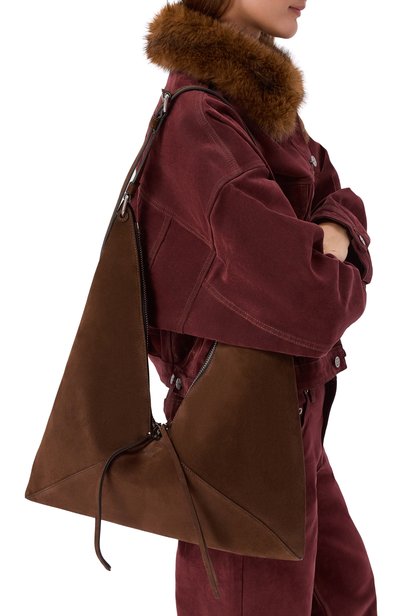Сумка hobo MOSCHINO коричневого цвета по цене 125500 руб., арт. MC4220PP0P/0F0, фото 2 Сумка hobo MOSCHINO, арт. MC4220PP0P/0F0, фото 2