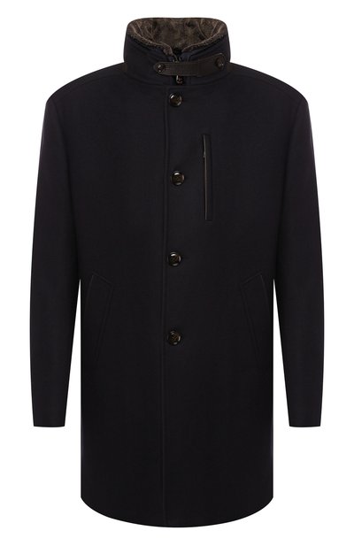 Шерстяное пальто с меховой отделкой WINDSOR, арт. 13 RIVAN0 10003806, фото 1