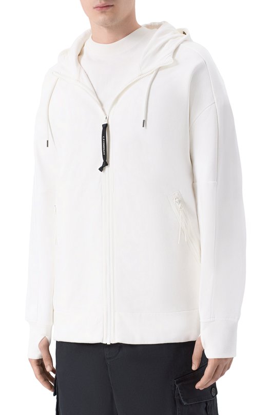 Хлопковая толстовка C.P. Company RCCMSS715A005086W Белый  RCCMSS715A005086W Фото 3