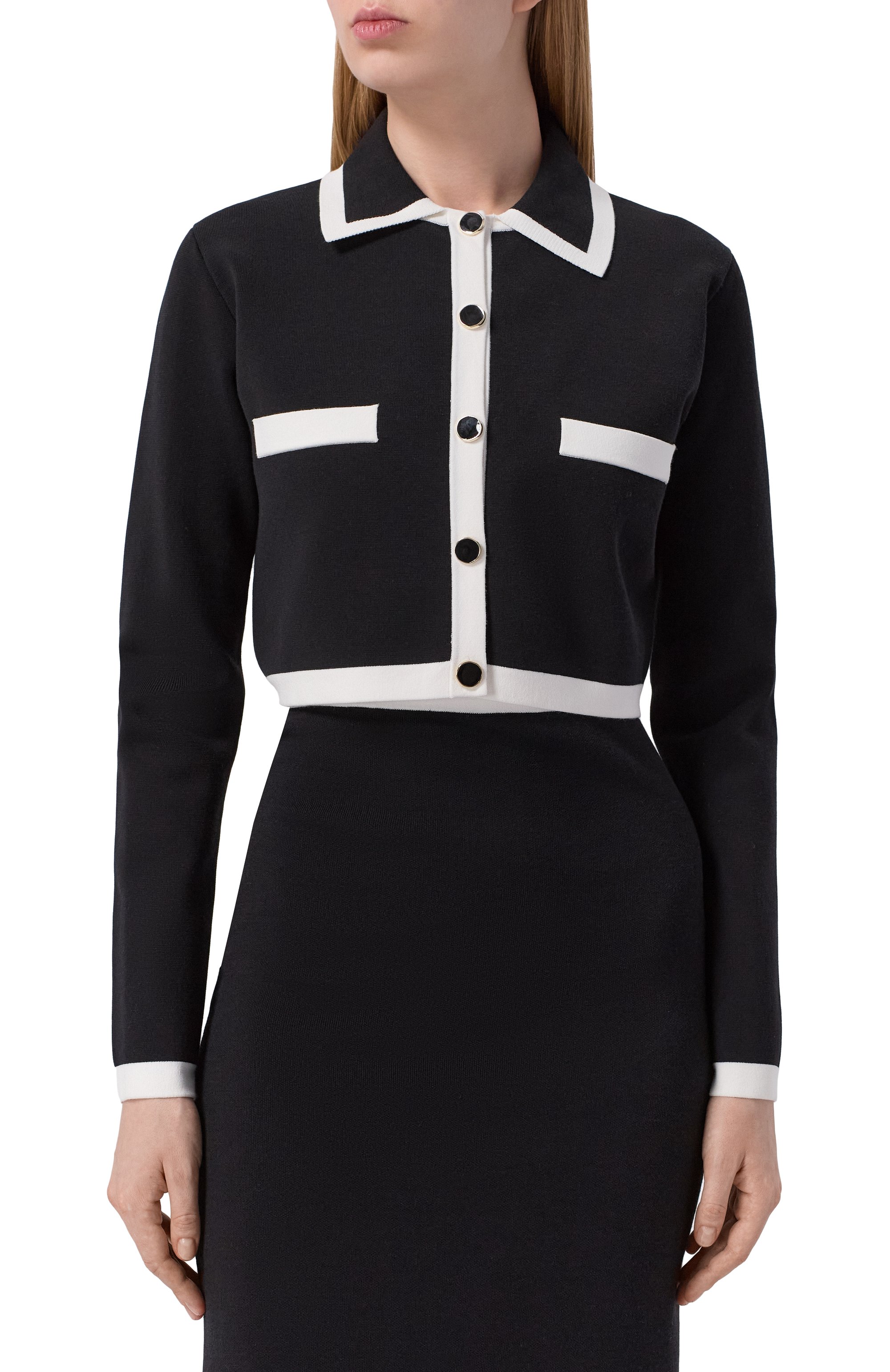 Кардиган из хлопка и вискозы NINA RICCI, арт. 26PMCR001/ML0596, фото 3