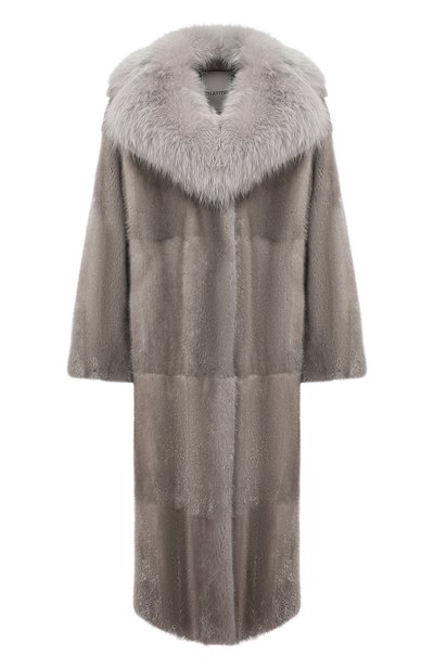Шуба из норки и воротником из песца VALENTINO, арт. QF2FA5101LF, фото 1
