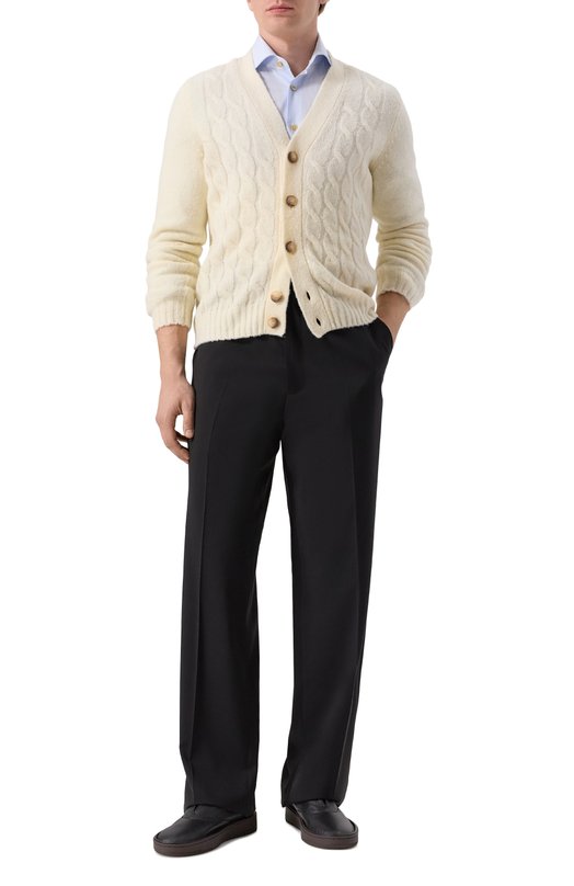 Кожаные кеды Giorgio Armani GM002038/AF19222 Чёрный  GM002038/AF19222 Фото 2