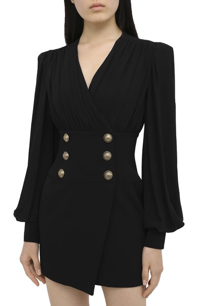 Платье из вискозы BALMAIN, арт. UF16285/V089, фото 3