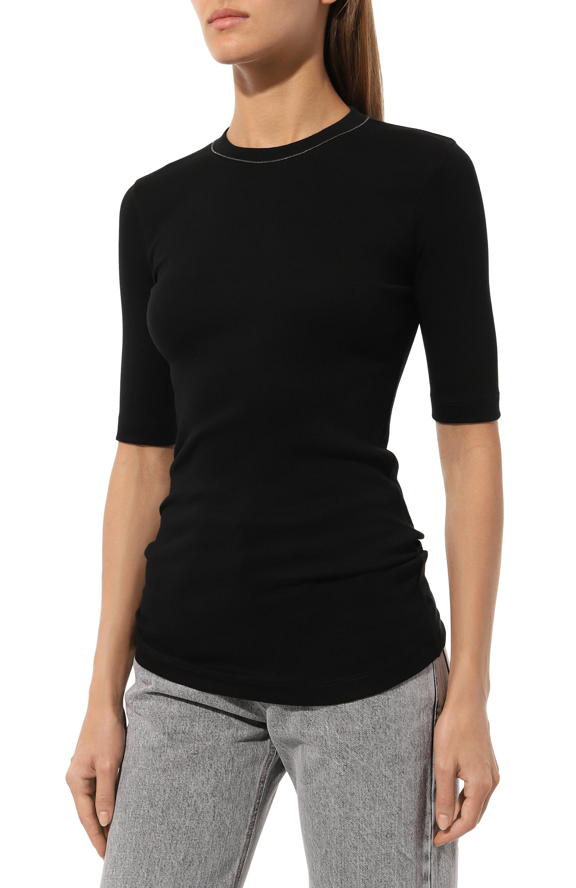 Хлопковый топ BRUNELLO CUCINELLI, арт. M0TC8BJ310, фото 3