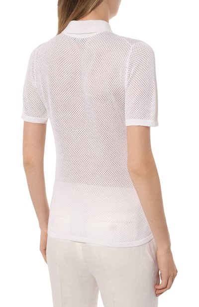 Шелковое поло KITON, арт. D55714001, фото 4