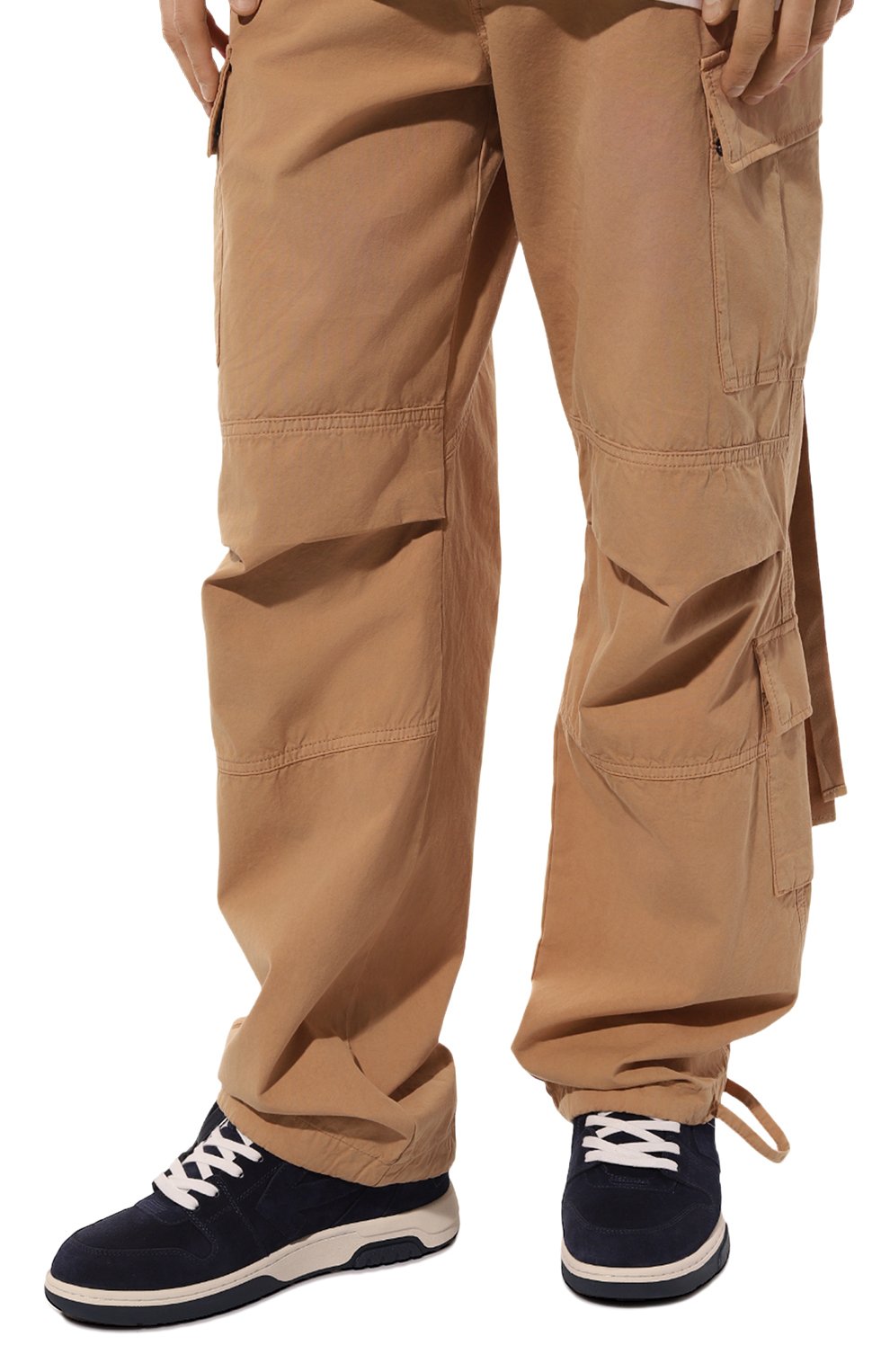 Замшевые кеды out of office OFF-WHITE, арт. OMIA189F22LEA0024242, фото 3