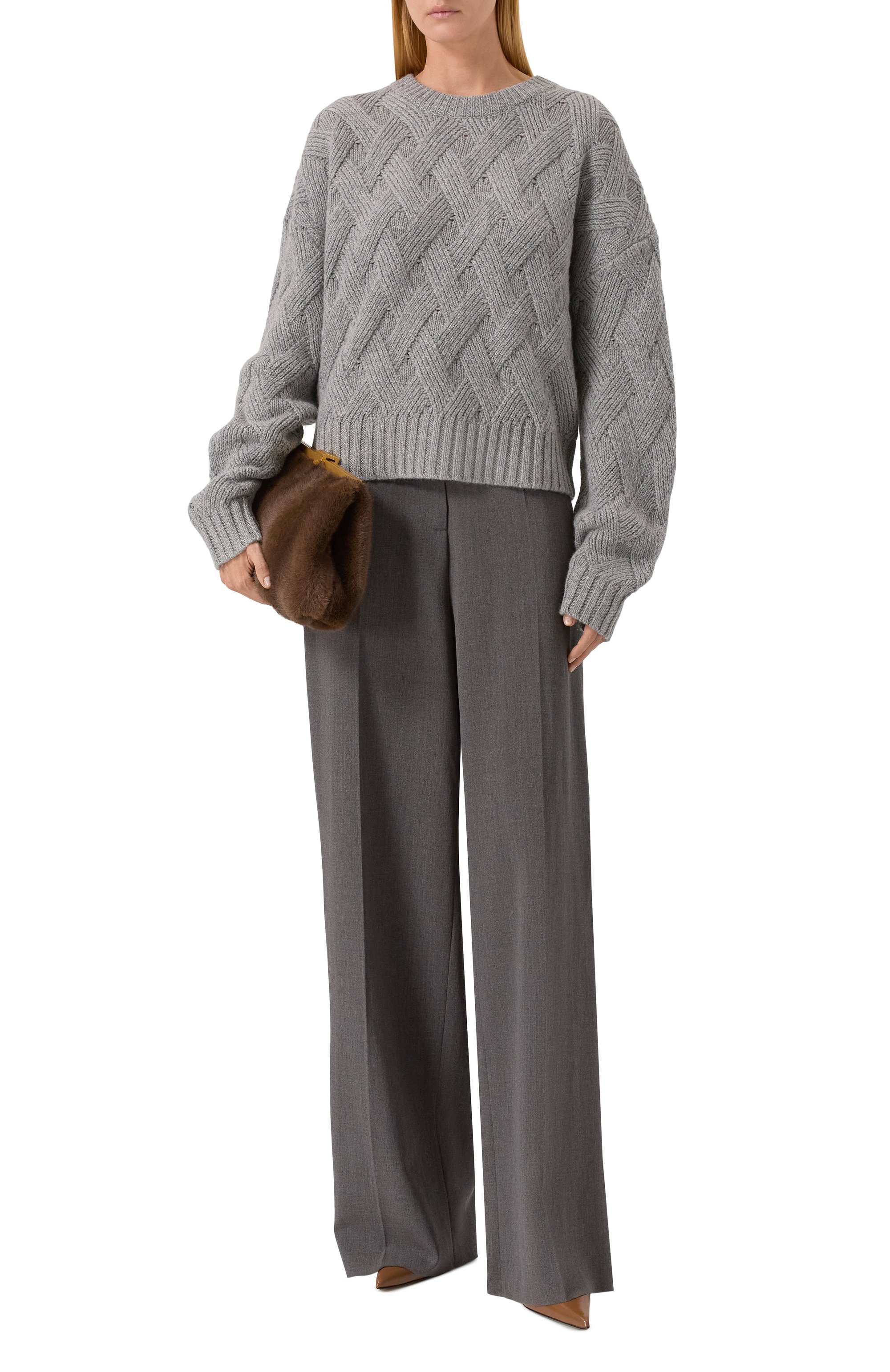 Свитер из шерсти и кашемира ALLUDE, арт. 255/17691, фото 2