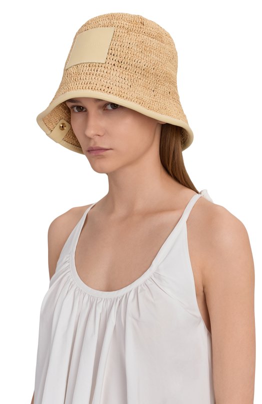 Панама из рафии Jacquemus 245AC642-3060 Бежевый  245AC642-3060 Фото 2
