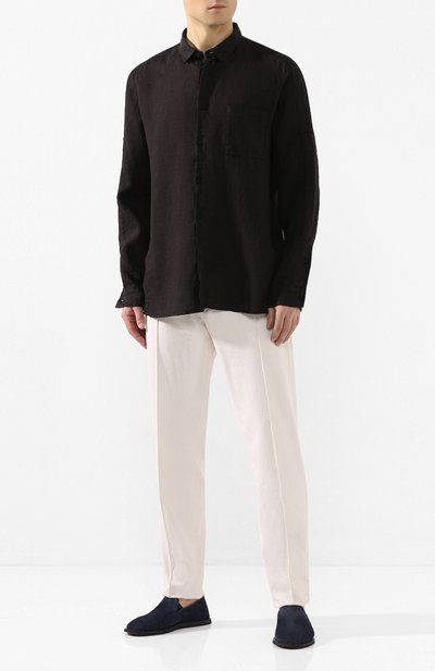 Льняная рубашка TRANSIT, арт. CFUTRKT295, фото 2