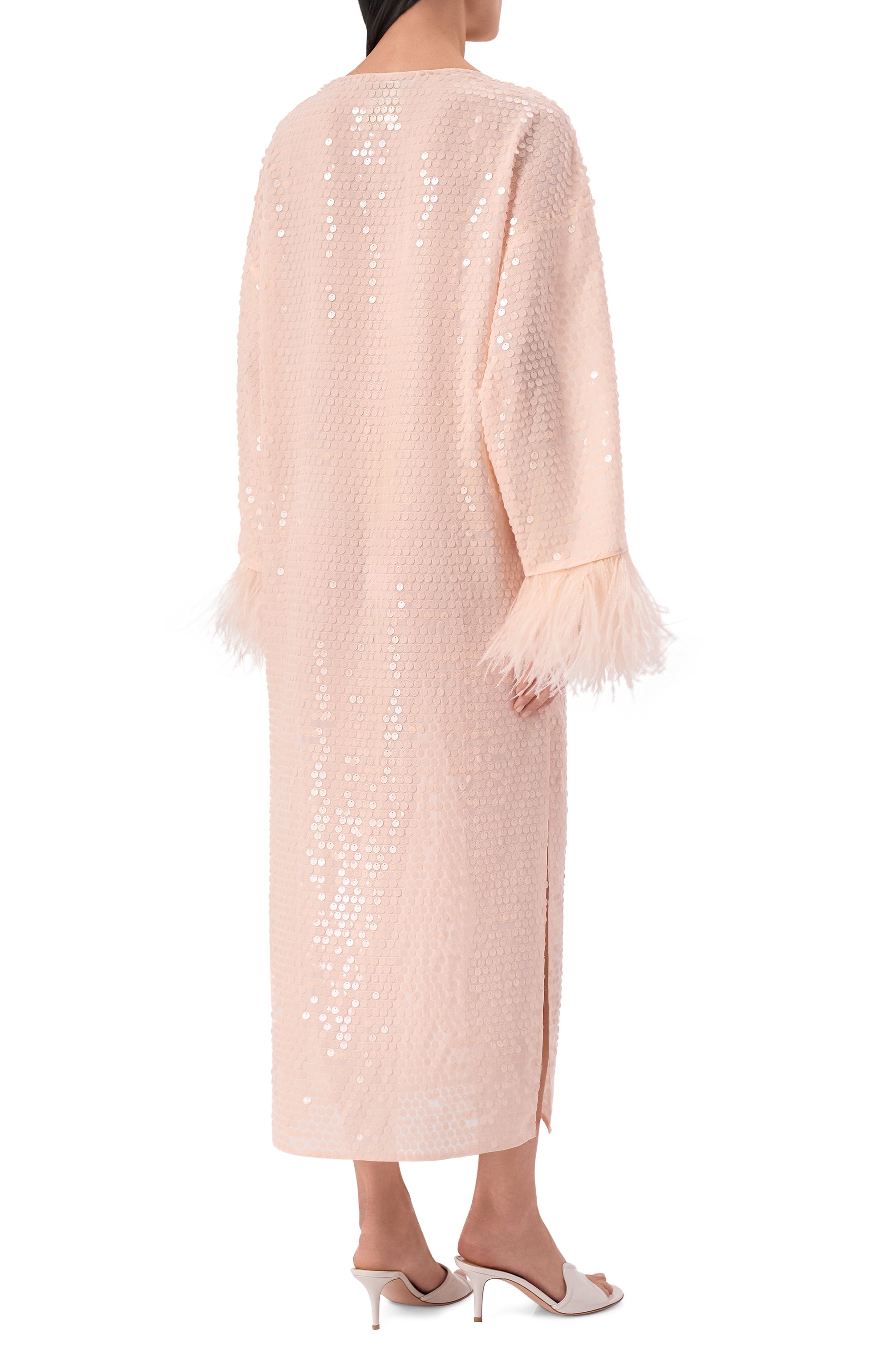 Платье с отделкой пайетками и перьями LEFFERS, арт. 23.52.4.15.27, фото 3