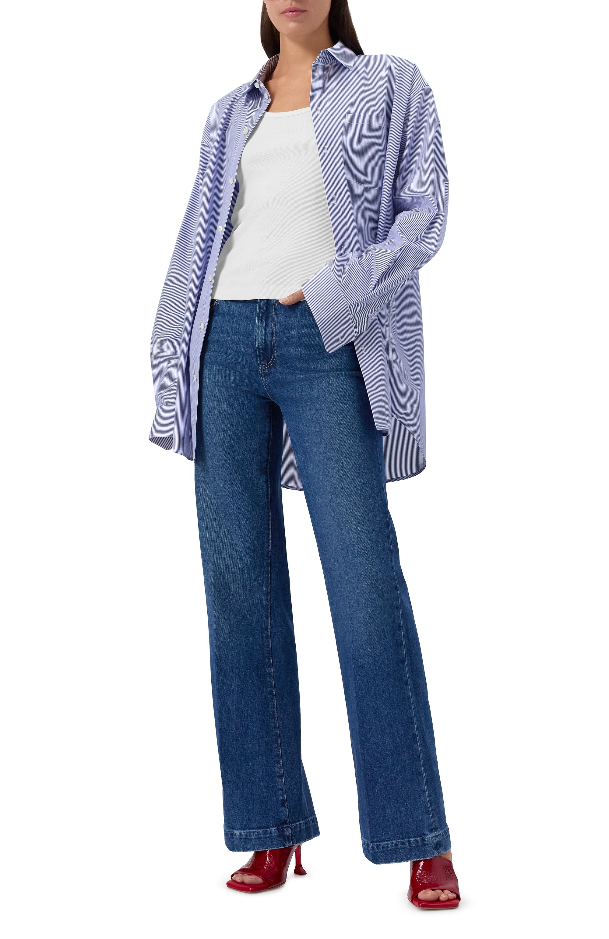 Джинсы leenah PAIGE синего цвета по цене 44000 руб., арт. 5638635-C622, фото 2 Джинсы leenah PAIGE, арт. 5638635-C622, фото 2