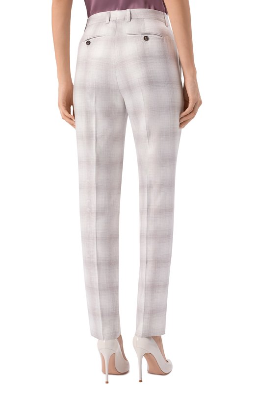 Брюки из вискозы Kiton D48125K0922G08 Белый  D48125K0922G08 Фото 4