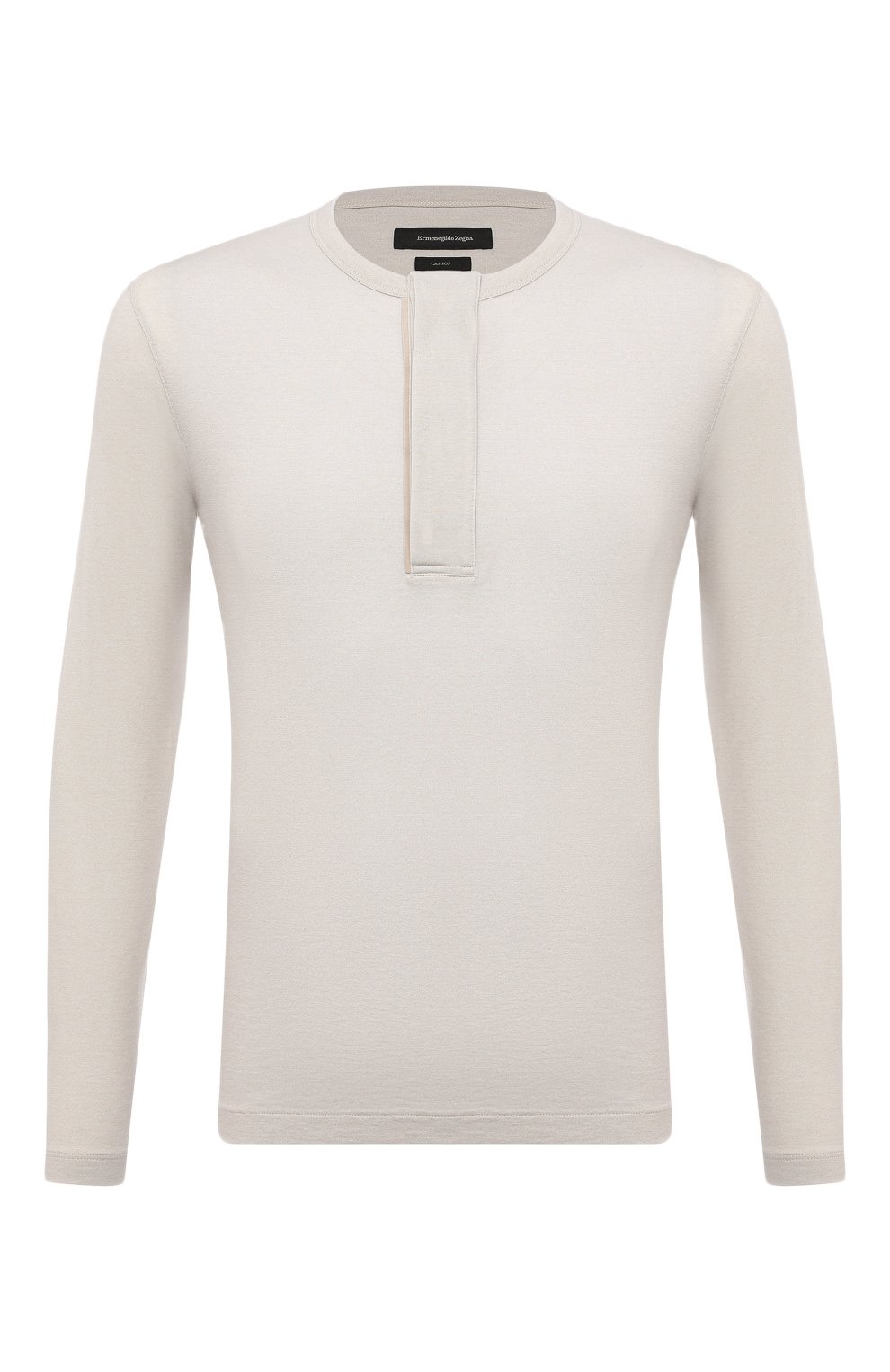 Лонгслив-хенли из хлопка и кашемира ZEGNA, арт. UY387/716, фото 1
