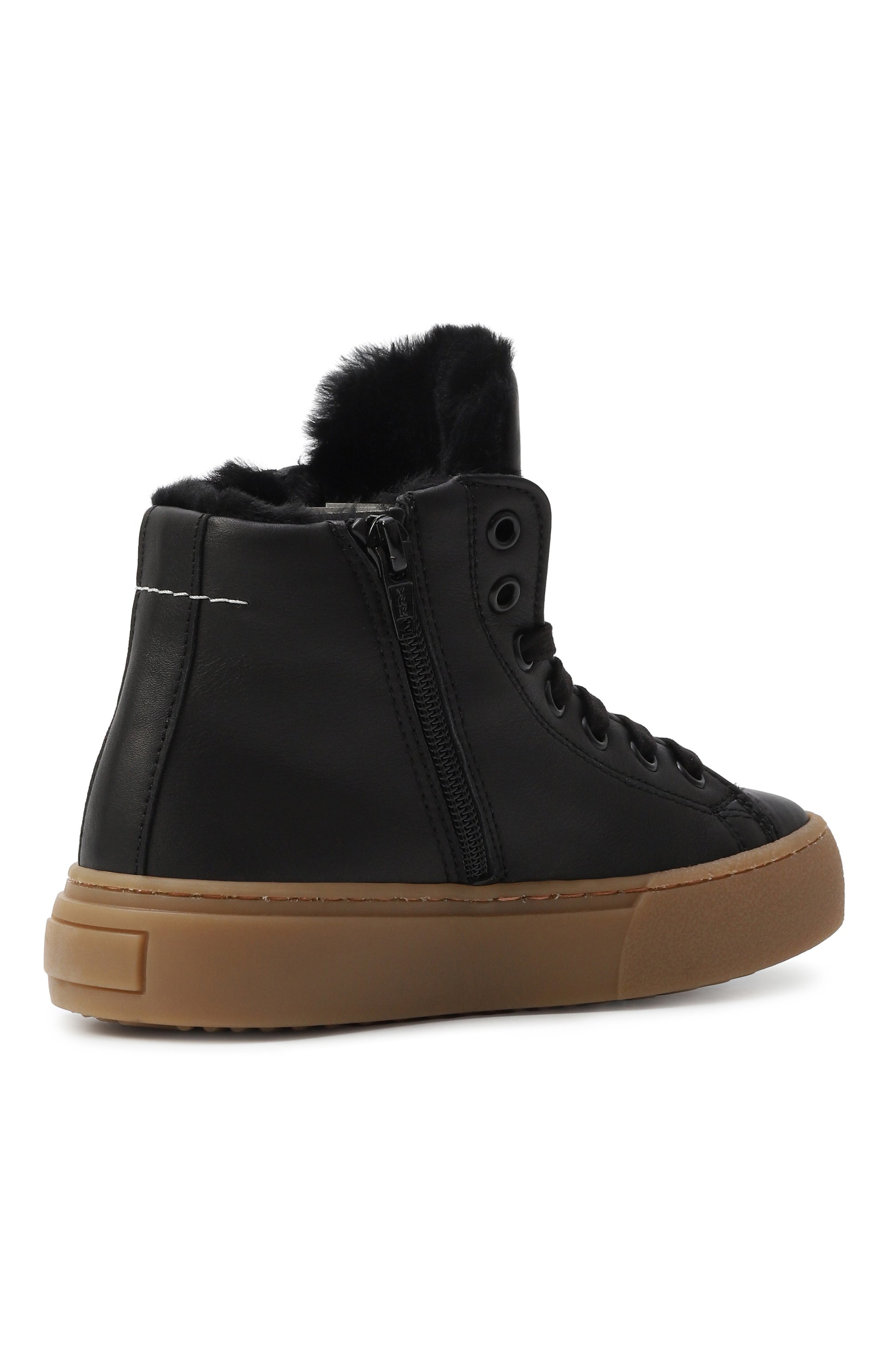 Кожаные кеды MM6, арт. 81004/VAR3/28-35, фото 3