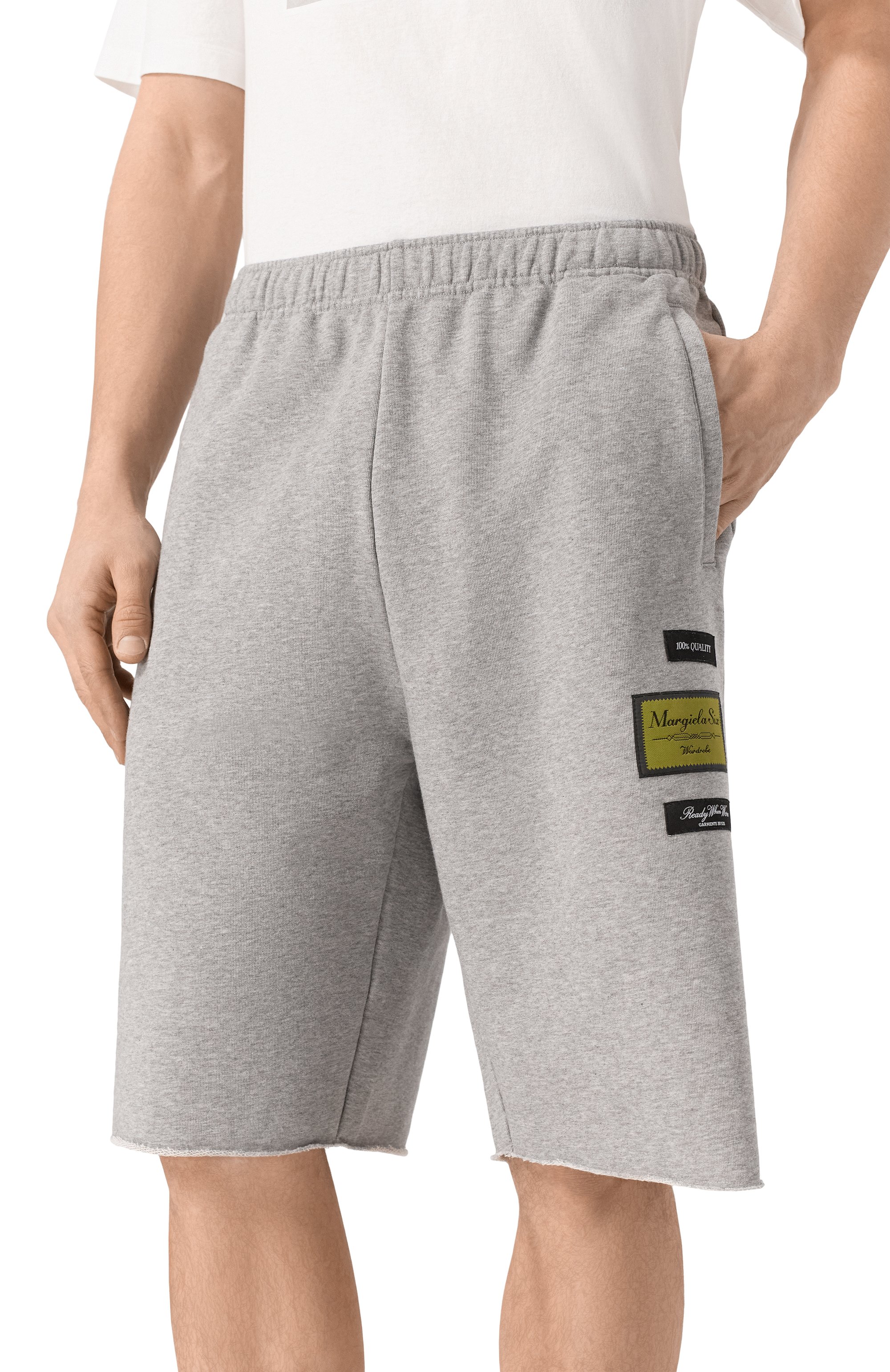 Хлопковые шорты MM6, арт. SH0MU0027/S25606, фото 3