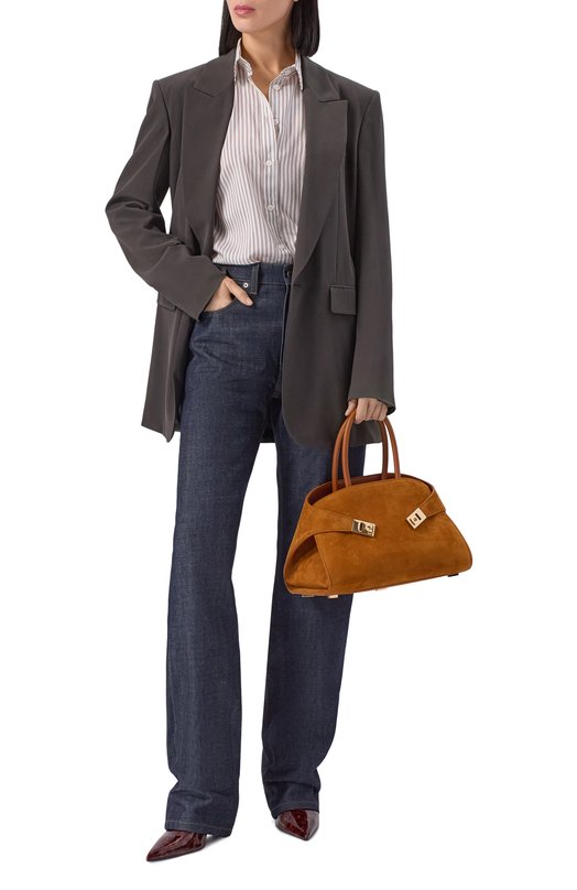 Сумка Hug medium Ferragamo 215608/785775 Коричневый  215608/785775 Фото 8