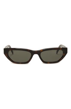 Женские солнцезащитные очки SAINT LAURENT коричневого цвета, арт. SL M126 002 | Фото 3 (Региональные ограничения белый список (Axapta Mercury): Не проставлено; Нос: Не проставлено; Материал: Пластик; Тип очков: С/з; Очки форма: Cat-eye, Прямоугольные; Оптика Гендер: оптика-женское)