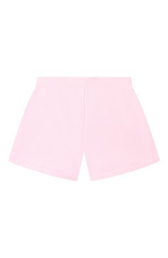 Детские хлопковые шорты BALMAIN светло-розового цвета, арт. BW6A19 | Фото 2 (Нос: Не проставлено; Материал сплава: Проставлено; Случай: Повседневный; Материал внешний: Хлопок; Ростовка одежда: 8 лет | 128 см, 12 лет | 152 см, 13 - 15 лет | 158 см, 16 лет | 164 см, 6 лет | 116 см, 10 - 11 лет | 140 - 146см)