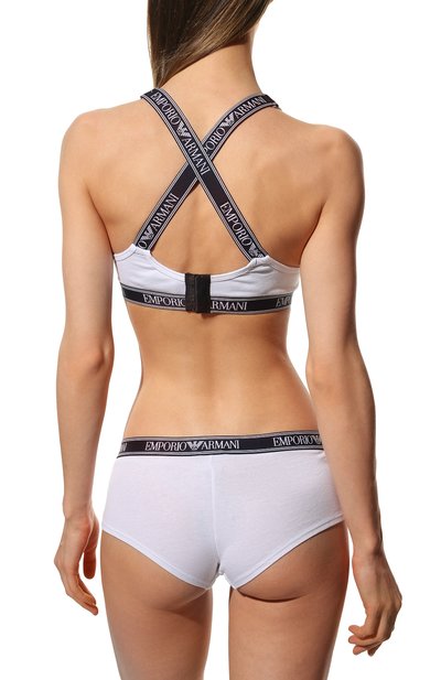 Хлопковый бра-топ EMPORIO ARMANI, арт. 163995/2R227, фото 3