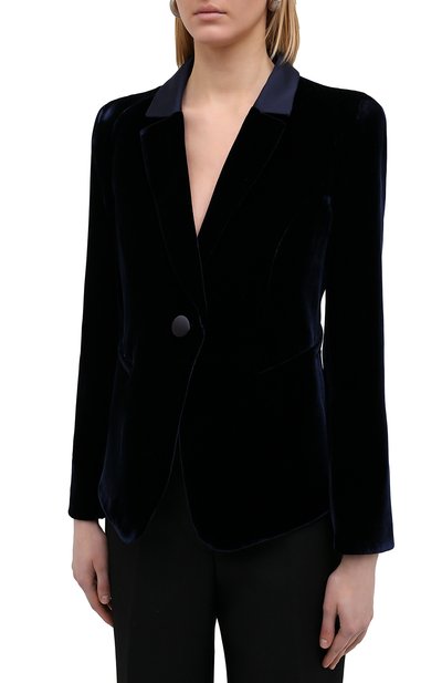 Жакет из хлопка и шелка GIORGIO ARMANI, арт. 0WHGG0HU/T01FD, фото 3