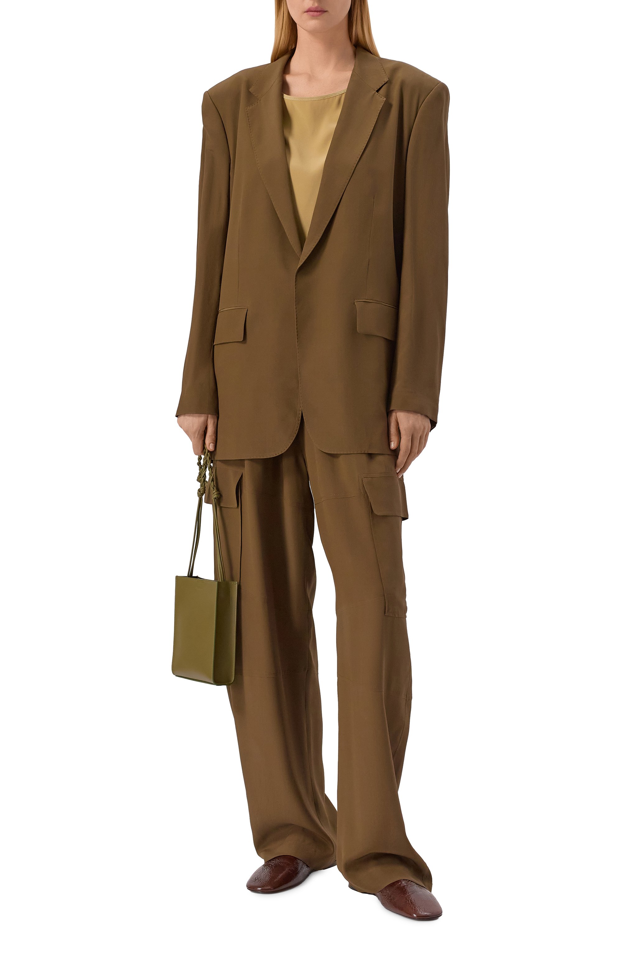 Шелковые брюки-карго PETAR PETROV, арт. S26TP11, фото 2