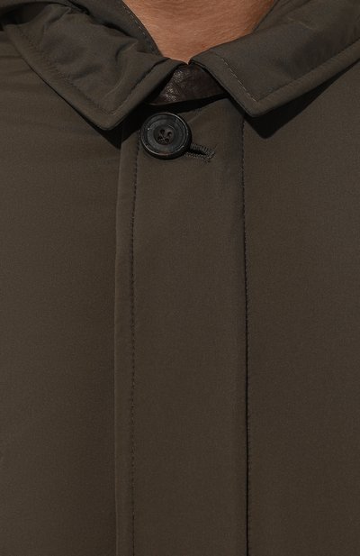 Утепленная парка CORNELIANI хаки цвета по цене 117500 руб., арт. 9425M1-9420158, фото 5 Утепленная парка CORNELIANI, арт. 9425M1-9420158, фото 5