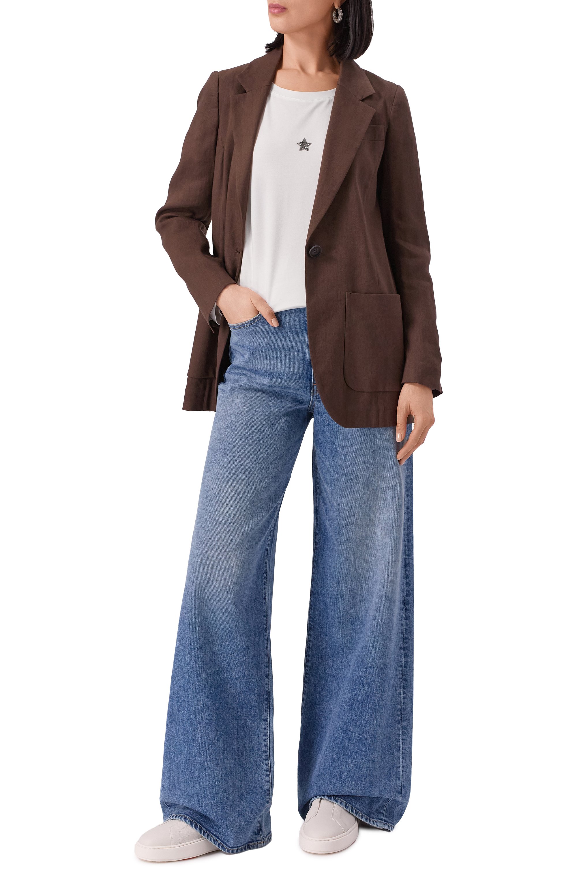 Хлопковый лонгслив LORENA ANTONIAZZI, арт. TS10/9999, фото 2