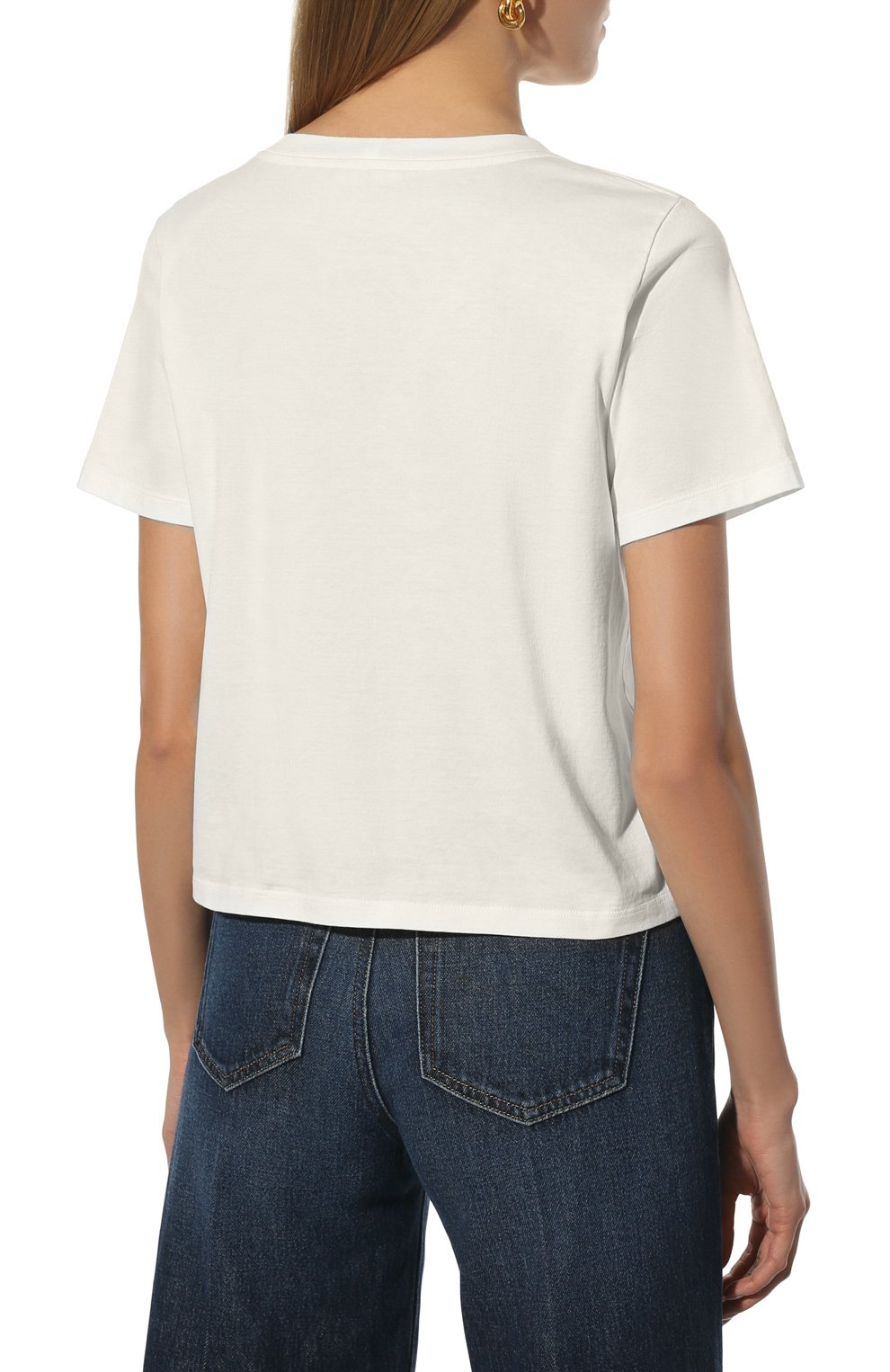 Хлопковая футболка CELINE, арт. 2X897671Q, фото 4