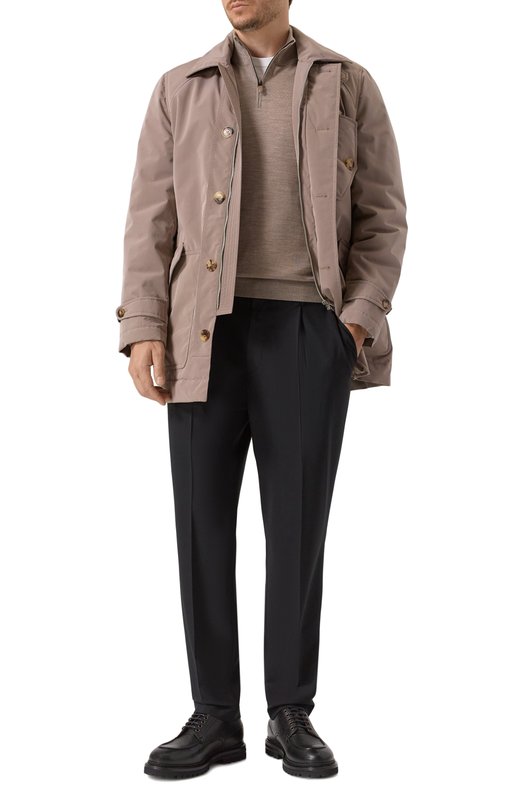 Утепленный плащ Brunello Cucinelli MM4796375 Бежевый  MM4796375 Фото 2