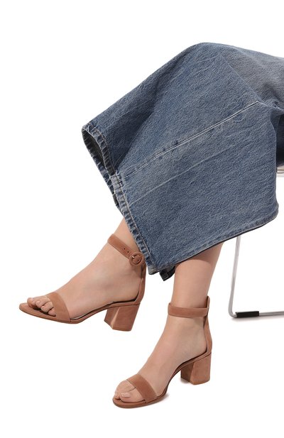 Замшевые босоножки versilia 60 GIANVITO ROSSI, арт. G60357.60RIC.CAMPRAL, фото 3