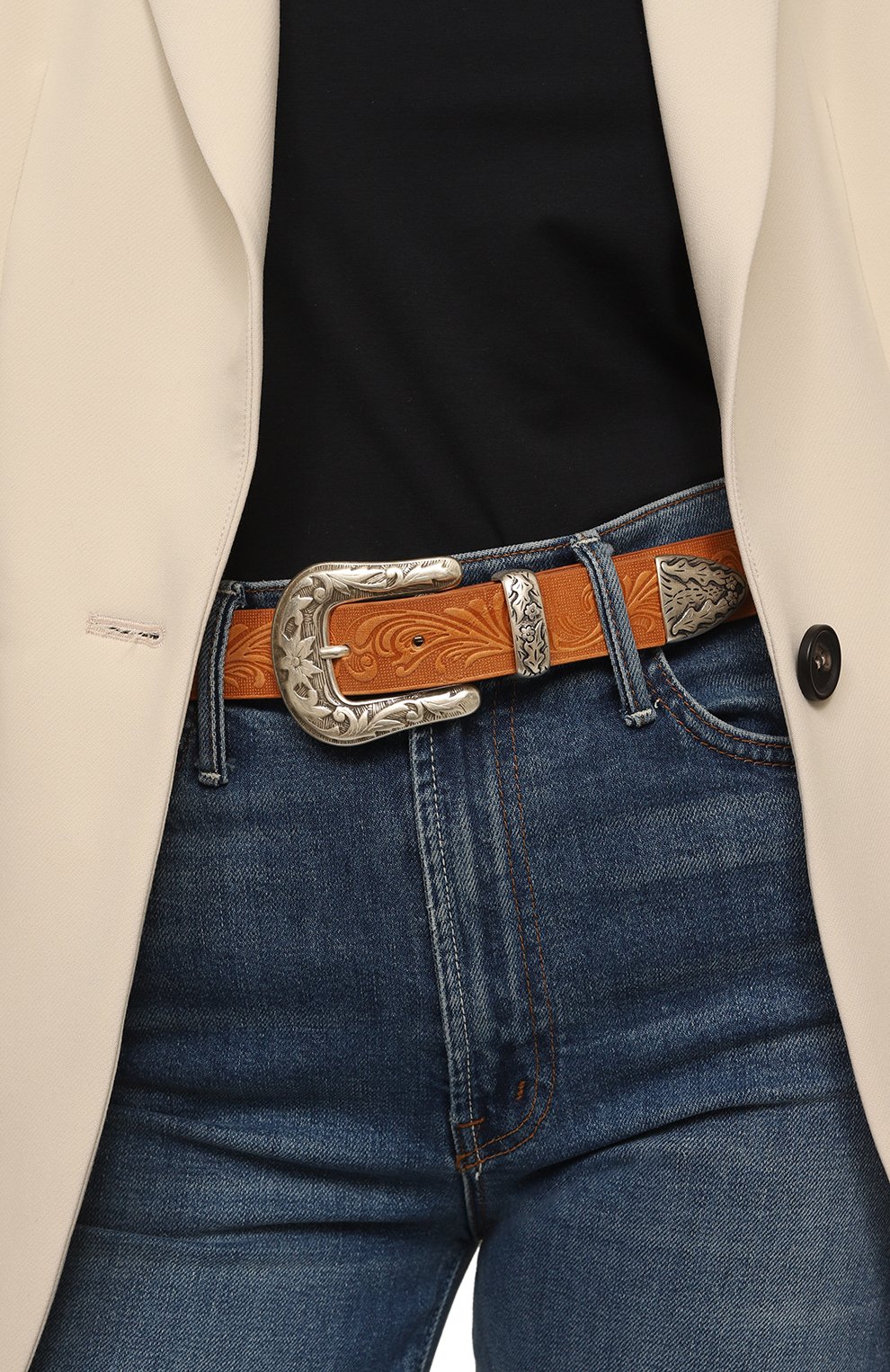 Кожаный ремень ELEVENTY, арт. G82CING06 PEL0G034, фото 2