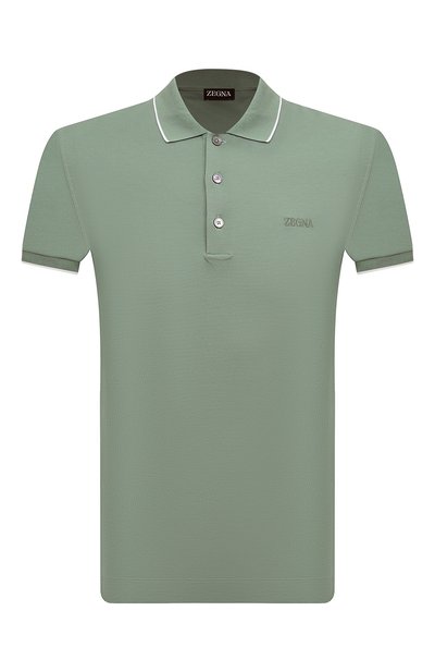 Мужское хлопковое поло ZEGNA, арт. UD358A7/D746