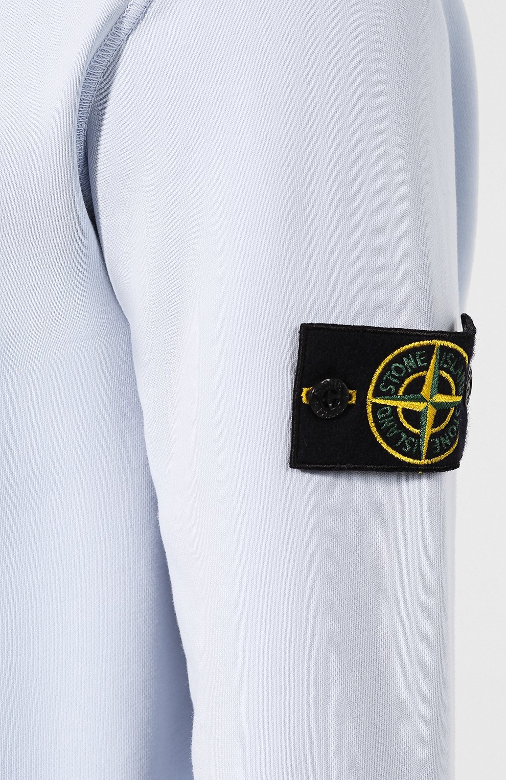 Хлопковая толстовка STONE ISLAND голубого цвета по цене 37050 руб., арт. 721564251, фото 5 Хлопковая толстовка STONE ISLAND, арт. 721564251, фото 5