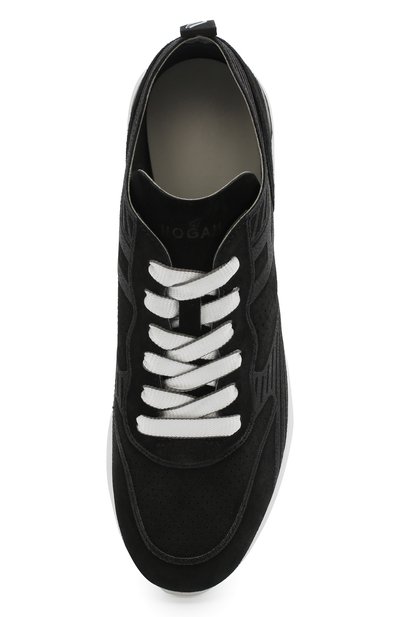 Замшевые кроссовки HOGAN, арт. HXW3850BM40FFY, фото 5