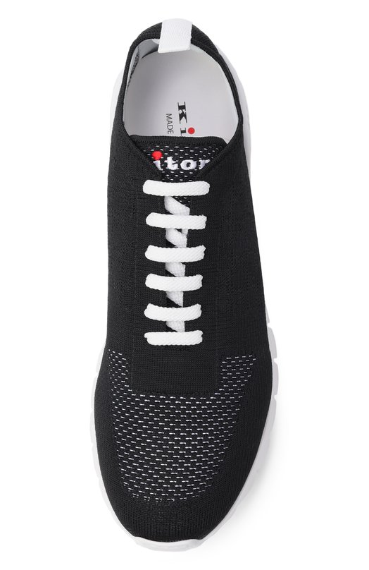 Текстильные кроссовки Kiton USSFITSN01152 Чёрный  USSFITSN01152 Фото 5