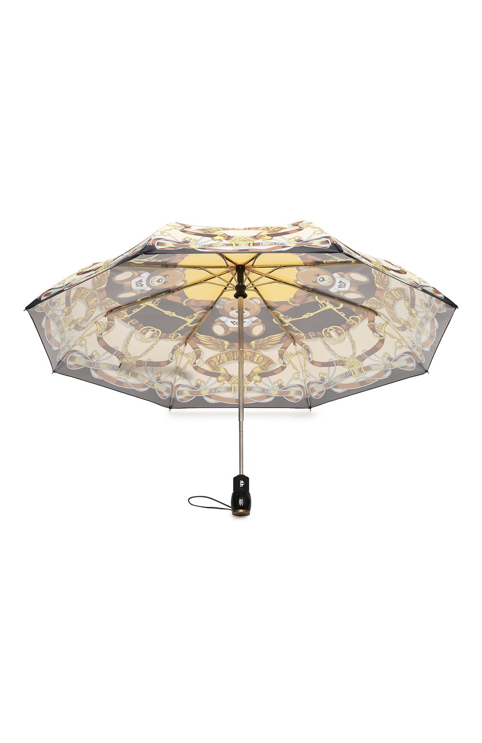 Складной зонт MOSCHINO черного цвета по цене 12550 руб., арт. 8044-0PENCL0SE, фото 3 Складной зонт MOSCHINO, арт. 8044-0PENCL0SE, фото 3