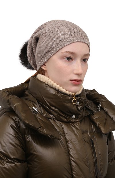 Шапка с помпоном из меха соболя BLACK SABLE, арт. BS-005CP3, фото 2