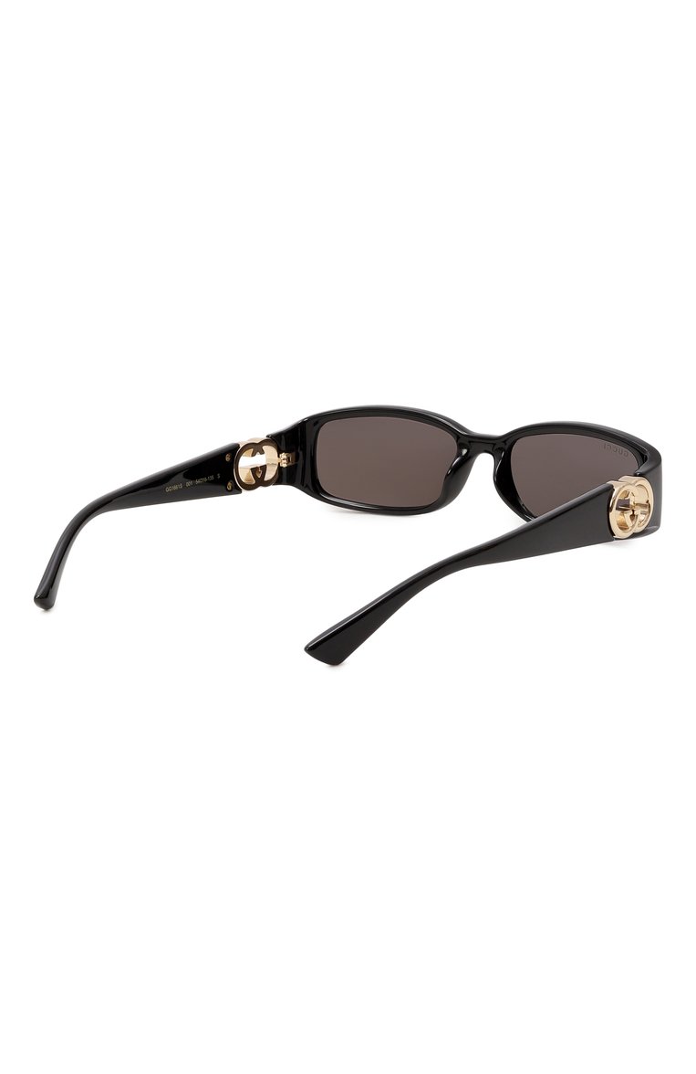 Женские солнцезащитные очки GUCCI черного цвета, арт. GG1661S 001 | Фото 4 (Региональные ограничения белый список (Axapta Mercury): Не проставлено; Тип очков: С/з; Нос: Не проставлено; Материал: Пластик; Оптика Гендер: оптика-женское; Очк�и форма: Прямоугольные)
